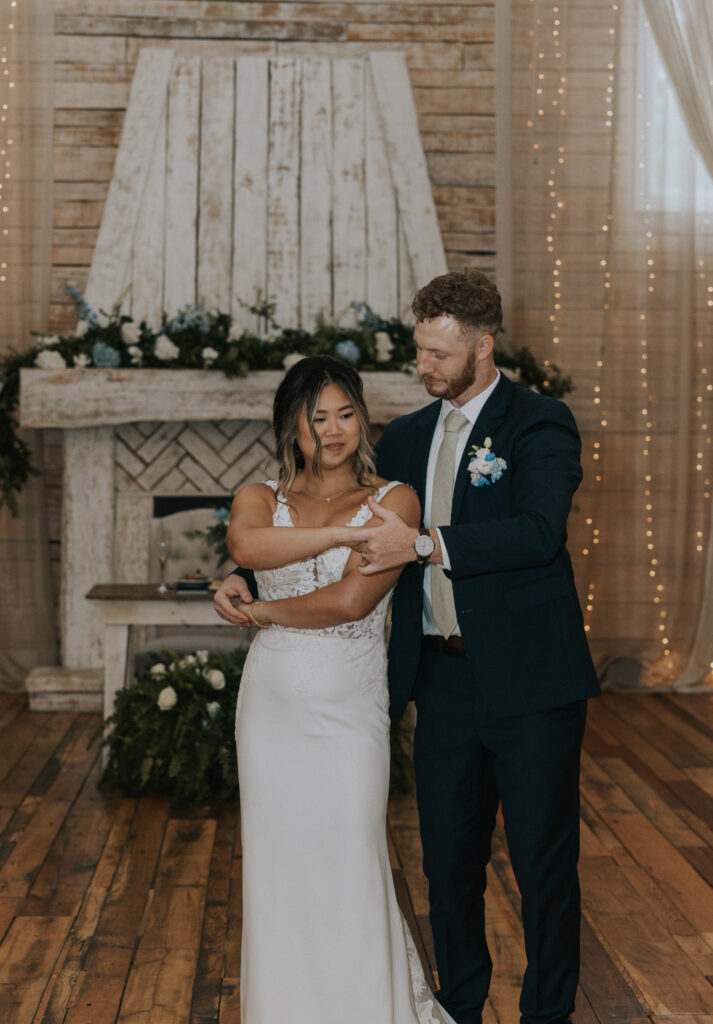 Bride and Groom choreographed first dance 